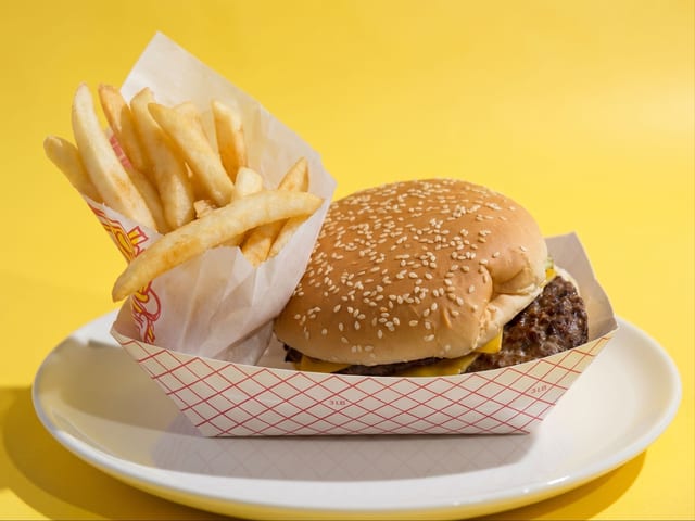 1. Double Texan Cheeseburger Combo.