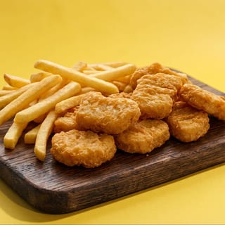 10 Piece Chicken Nugget's Basket & Fries - O