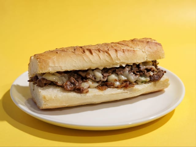 9. Halal Beef Philly Combo.